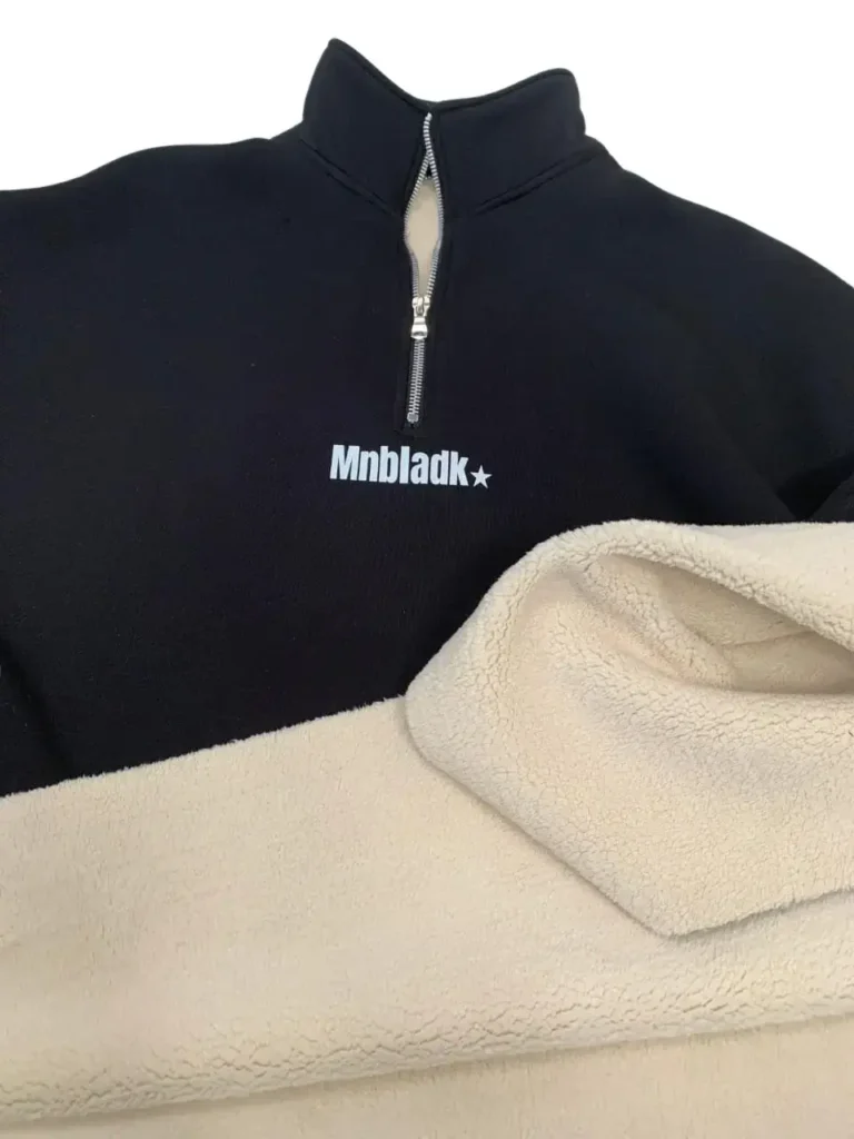 Sherpa Zip Sweatshirt